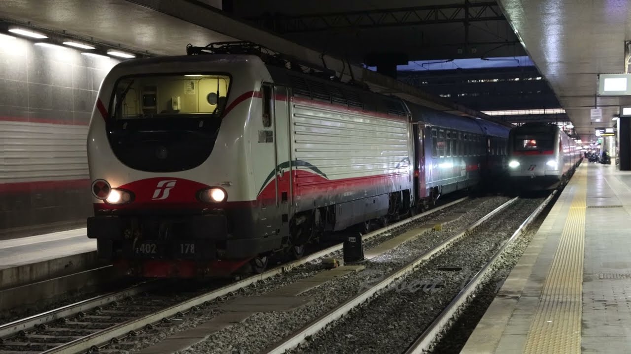 InterCity Notte 1955 departing Roma Termini