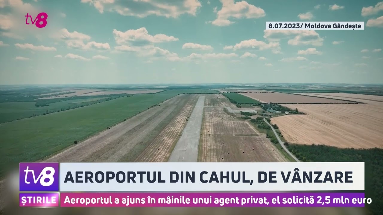 Aeroportul a ajuns în mâinile unui agent privat, el solicită 2,5 mln euro.