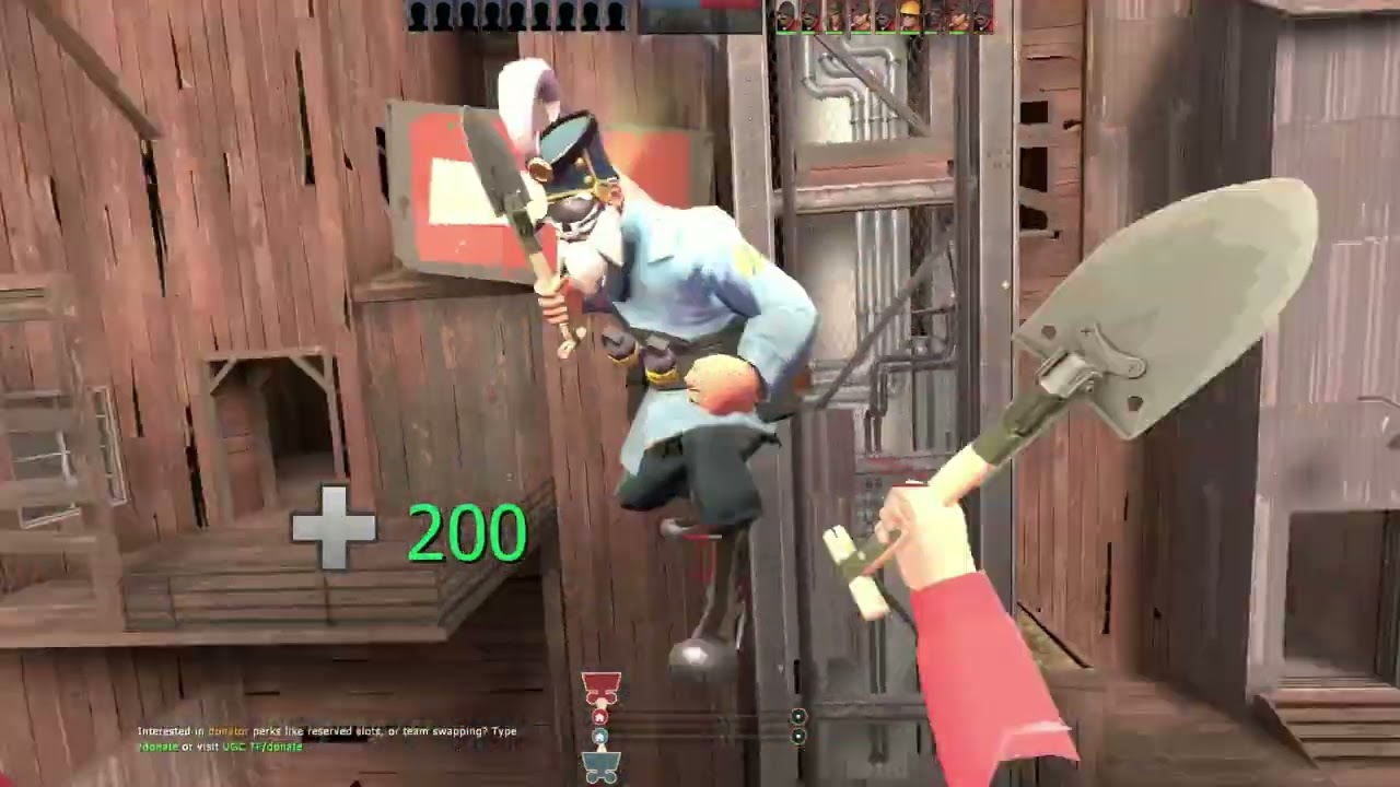 TF2 Soldier Airshot and Market Gardener Montage