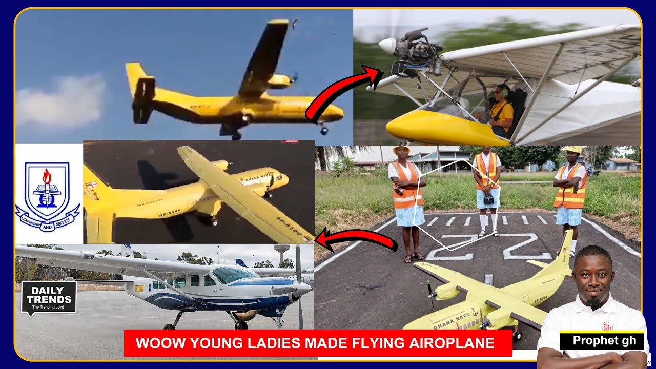 Great As our Girls of Afia kobi ampem girls make a flying Plane, this is Great talent