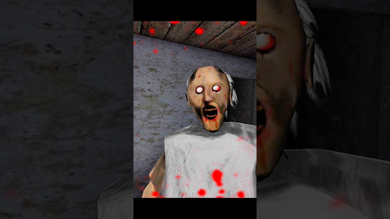 GRANNY GAME IN EXTREME MODE 💀 TOO SCARY😱👻 #viralshorts #granny #horrorgaming #extrememode #gameover
