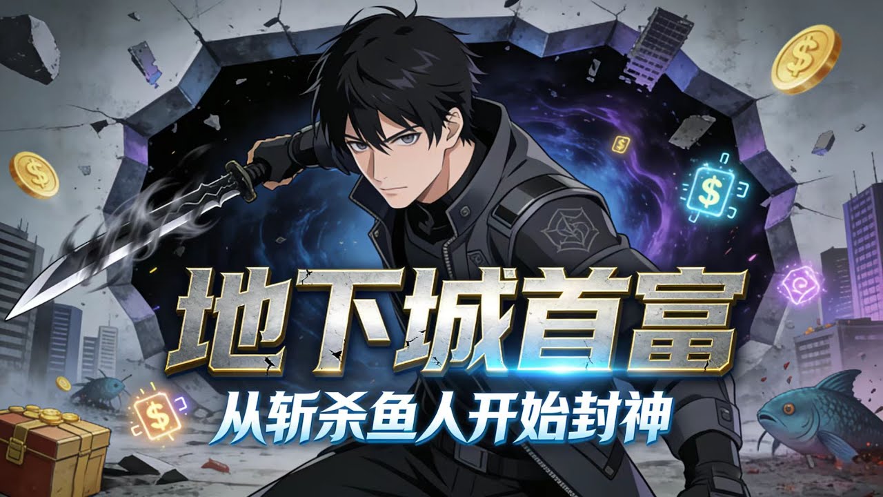 🔥【NEW】【Eng Sub】地下城首富：从斩杀鱼人开始封神 Dungeon Billionaire: Murloc Slayer to Godhood 第1-53集 