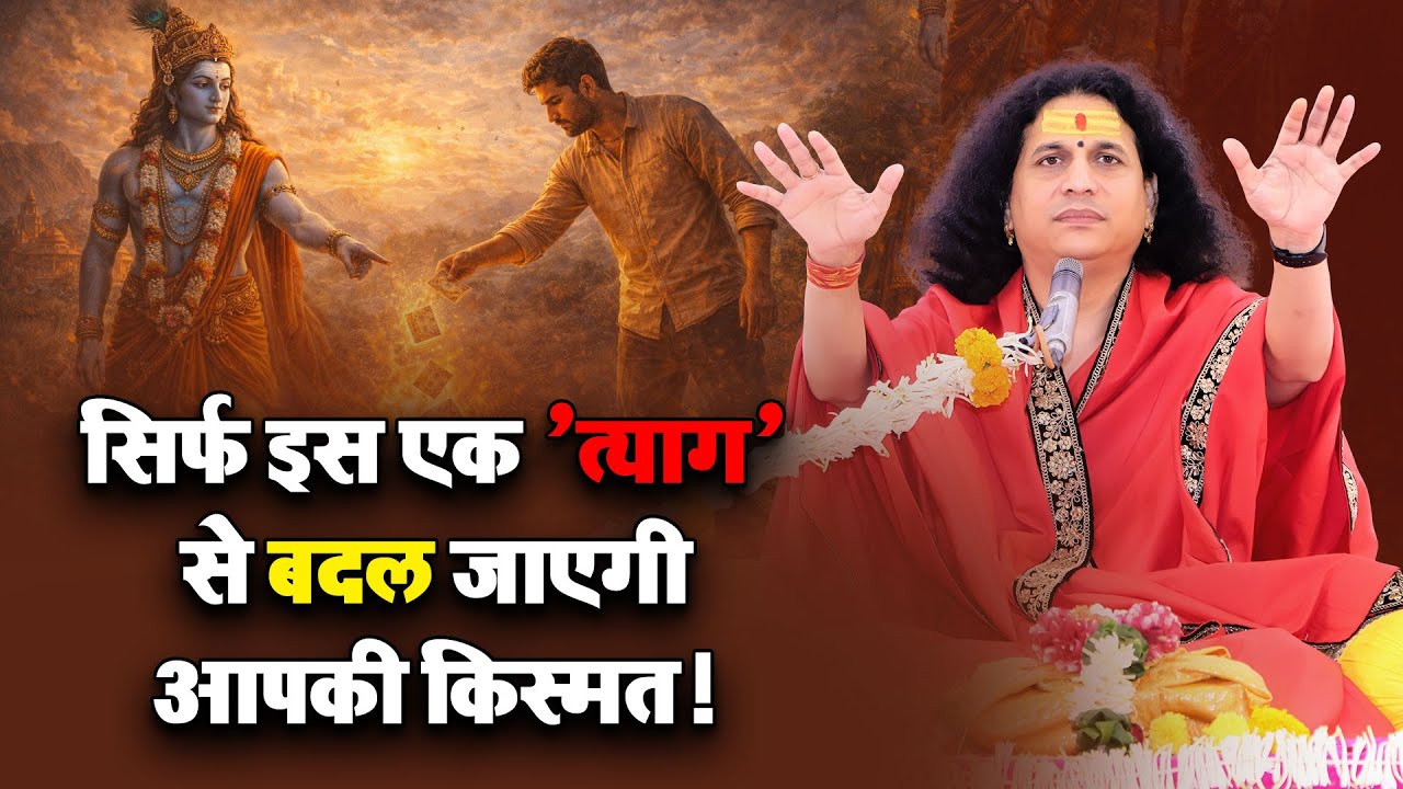 सिर्फ इस एक 'त्याग' से बदल जाएगी आपकी किस्मत ? #santindradevjimaharaj #bhaktimarg
