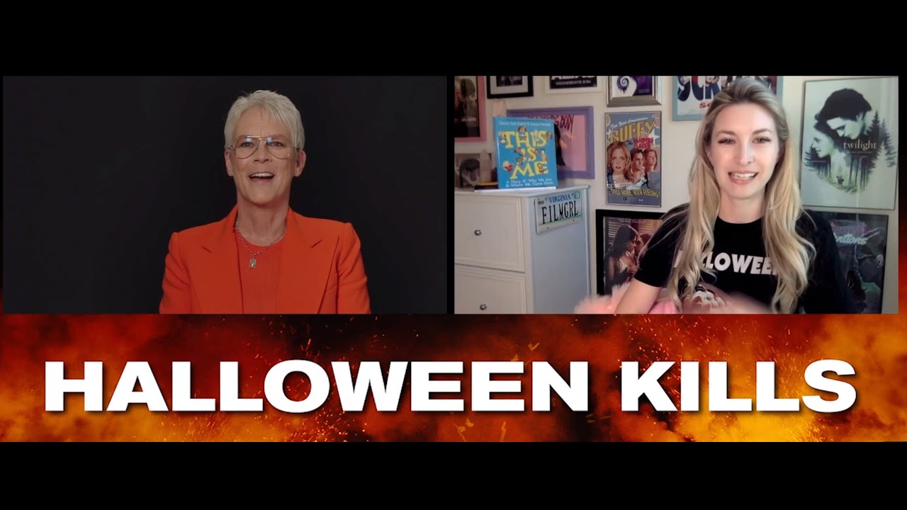 HALLOWEEN KILLS Interview - Jamie Lee Curtis! JLC Talks Kyle Richards, Scream Queens & Sequel!