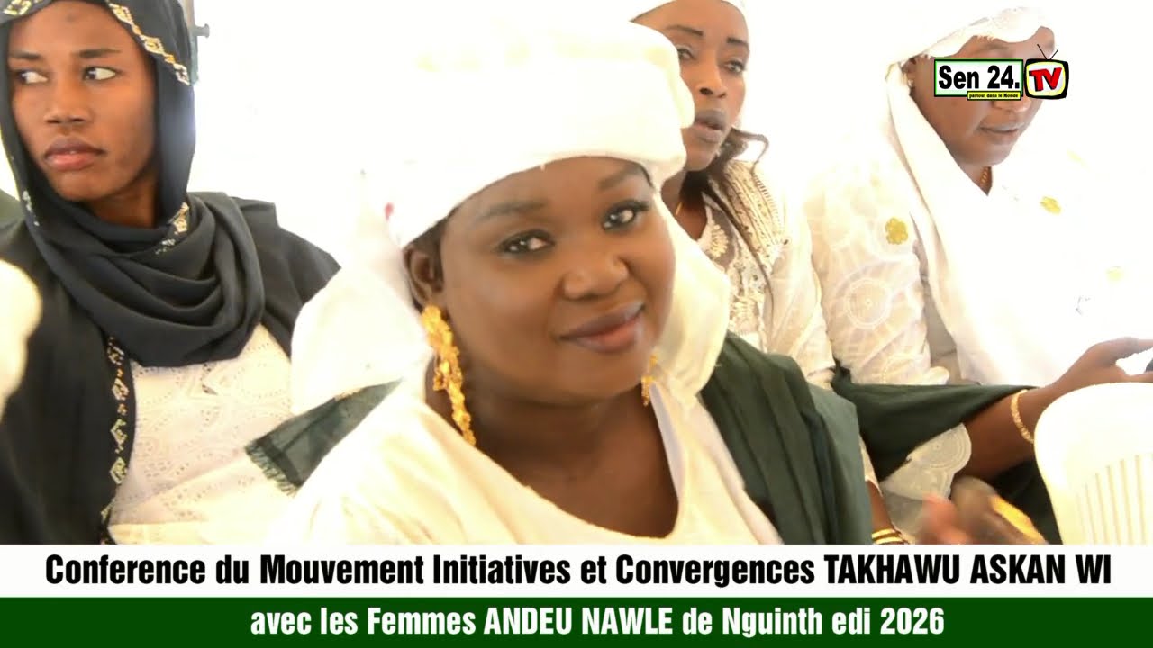 Conference du Mouvement Initiatives et Convergences TAKHAWU ASKAN WI avecles Femmes ANDEU NAWLE