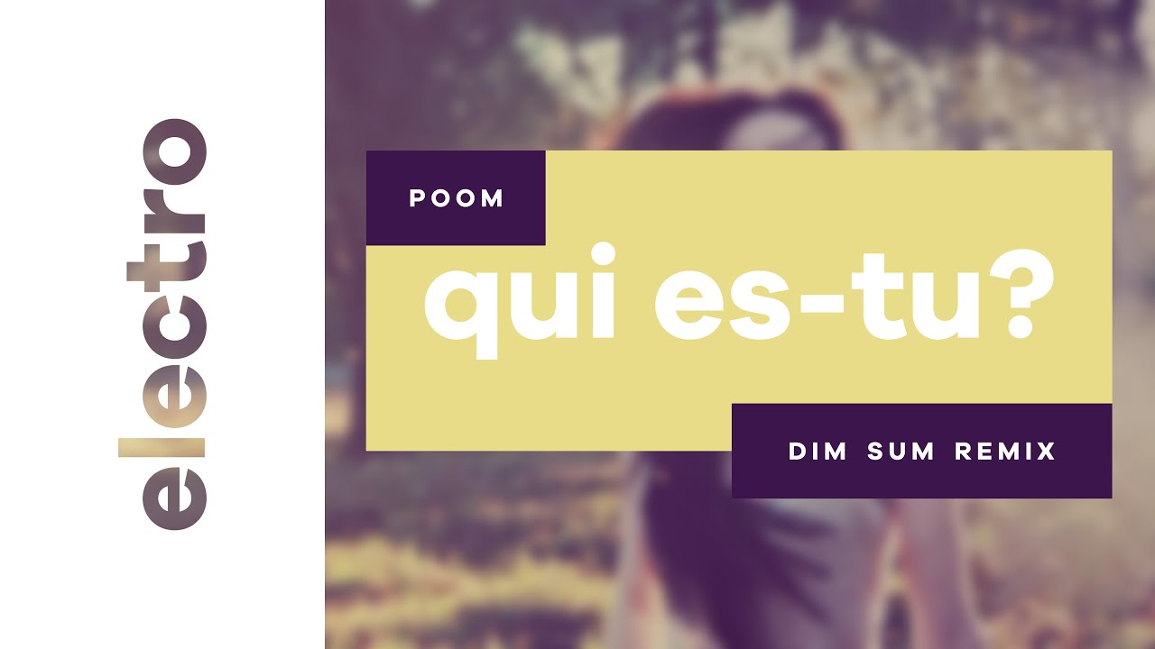 POOM — Qui es-tu? (Dim Sum Remix) [FREE]
