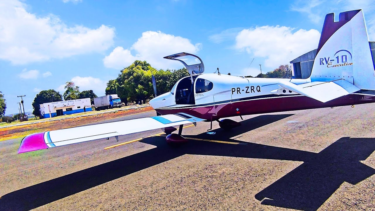FOMOS PARA UMA FAZENDA NO MS DE RV10 🛩️