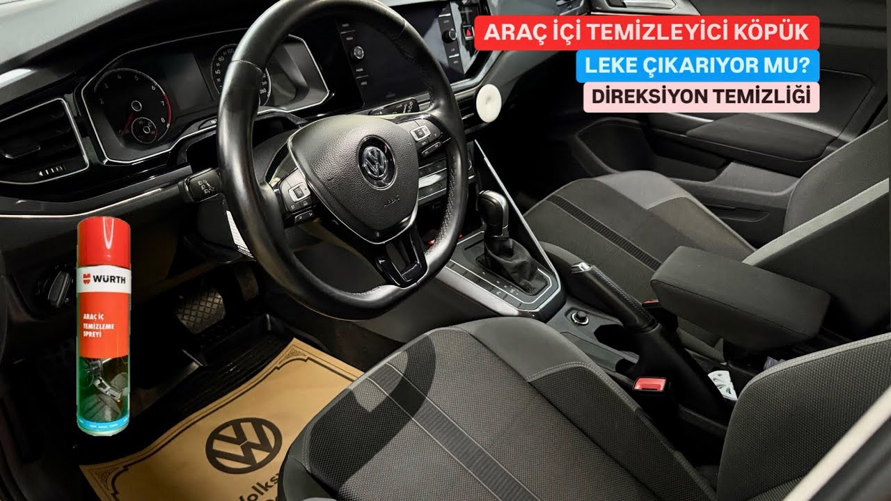 ARAÇ İÇİ TEMİZLİĞİ NASIL YAPILIR? LEKELER ÇIKIYOR MU? DİREKSİYON TEMİZLİĞİ