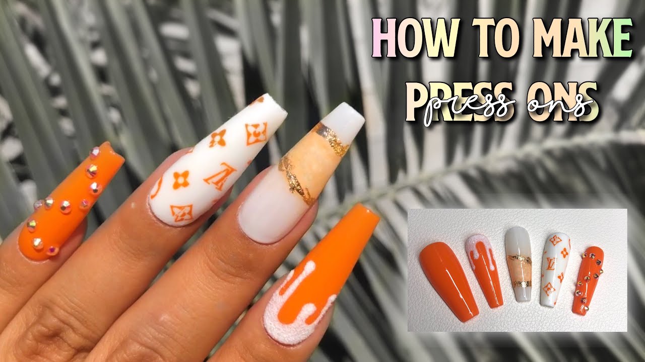 HOW TO MAKE LUXURIOUS PRESS ON NAILS TUTORIAL