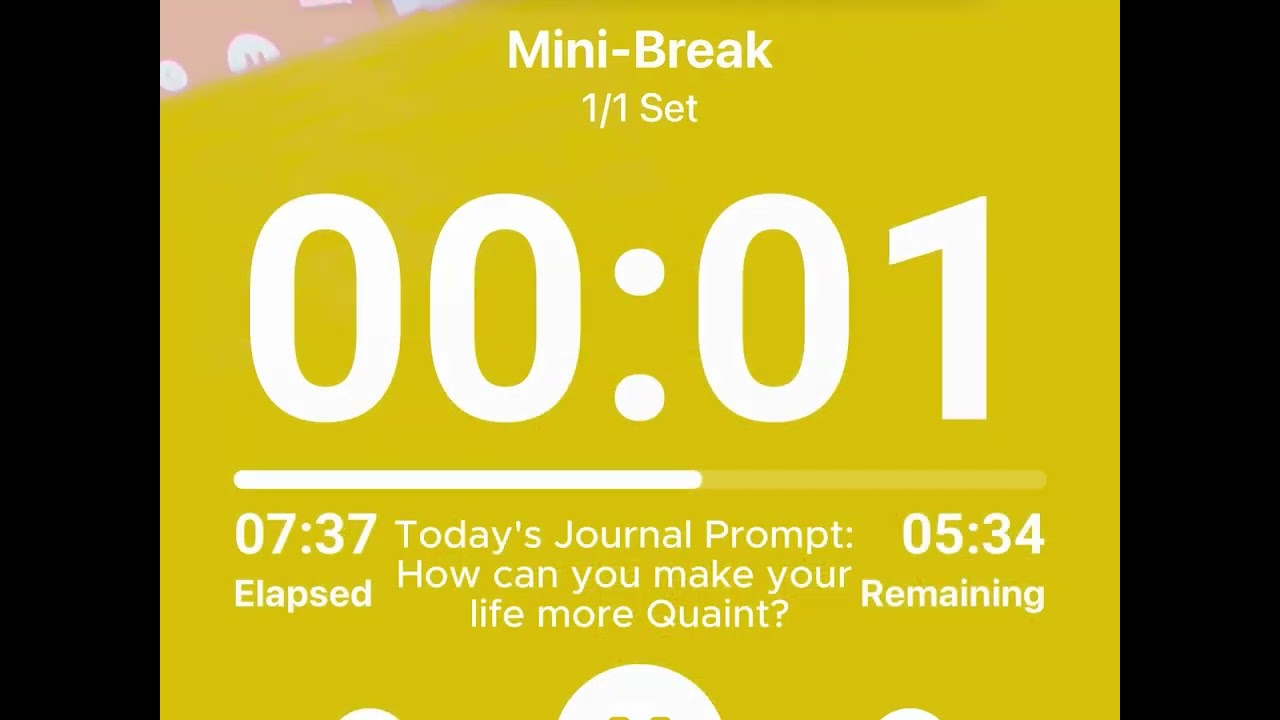 Micro Pomodoro sessions for intense ADHD training, with built-in journal prompts -Day 99