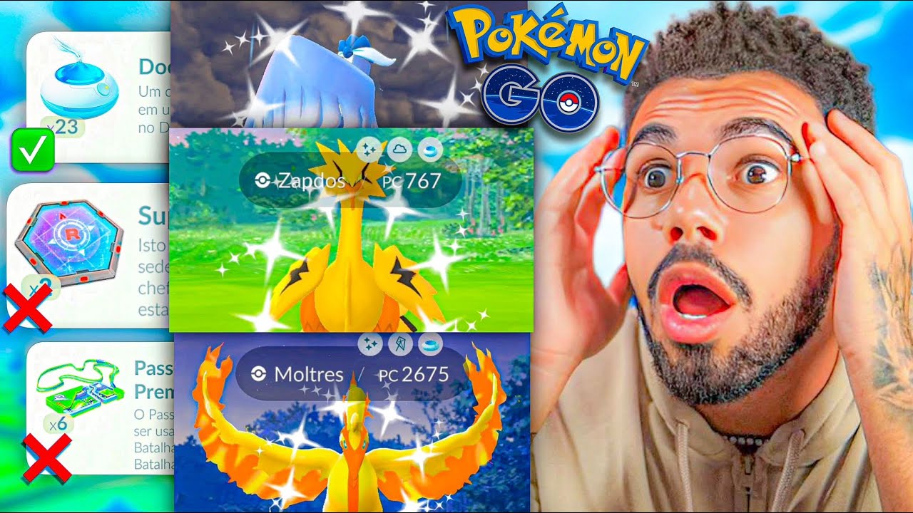 AVES *SHINY* DE GALAR… COMO PEGAR O SPAWN MAIS RARO DO JOGO… 🤯😍😱 #pokemongo