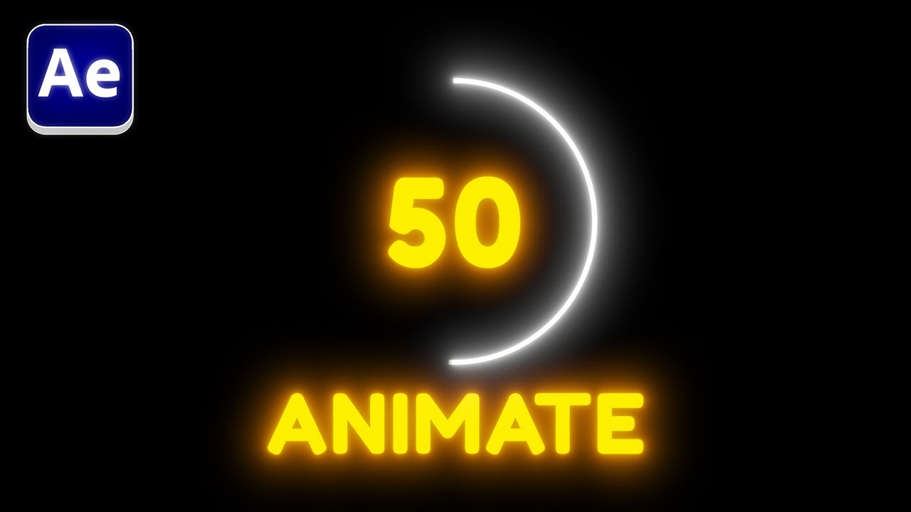 Cool NUMBERS Animation Tutorial in After Effects