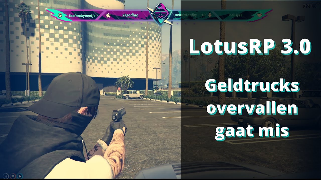 Geldtrucks overvallen loopt uit de hand.. | James Valdez | LotusRP