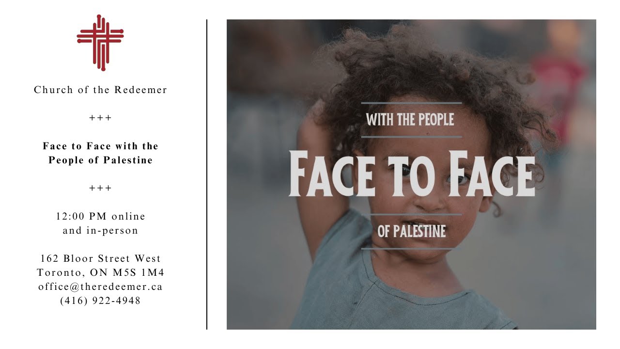 Face to Face with the People of Palestine
