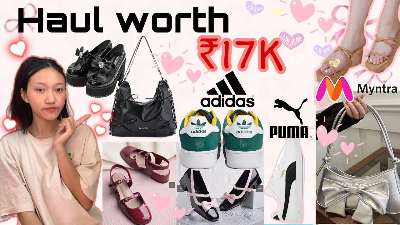 HAUL Worth ₹17000😭||Most Expensive Haul||Footwear👠 and Bag Haul👜 #haulvideo #myntrahaul