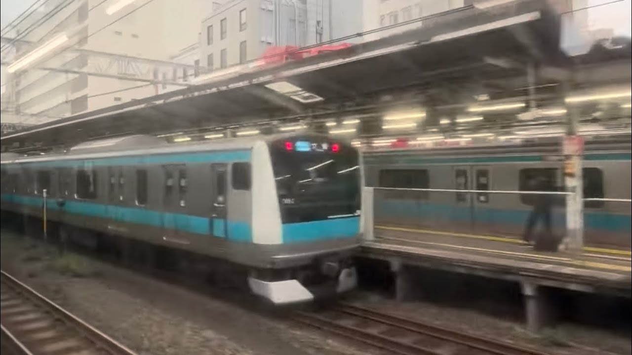 #ロッテリア が全店 #ゼッテリア に #品川駅 から #川崎駅 までの #東海道線 からの #電車窓 
