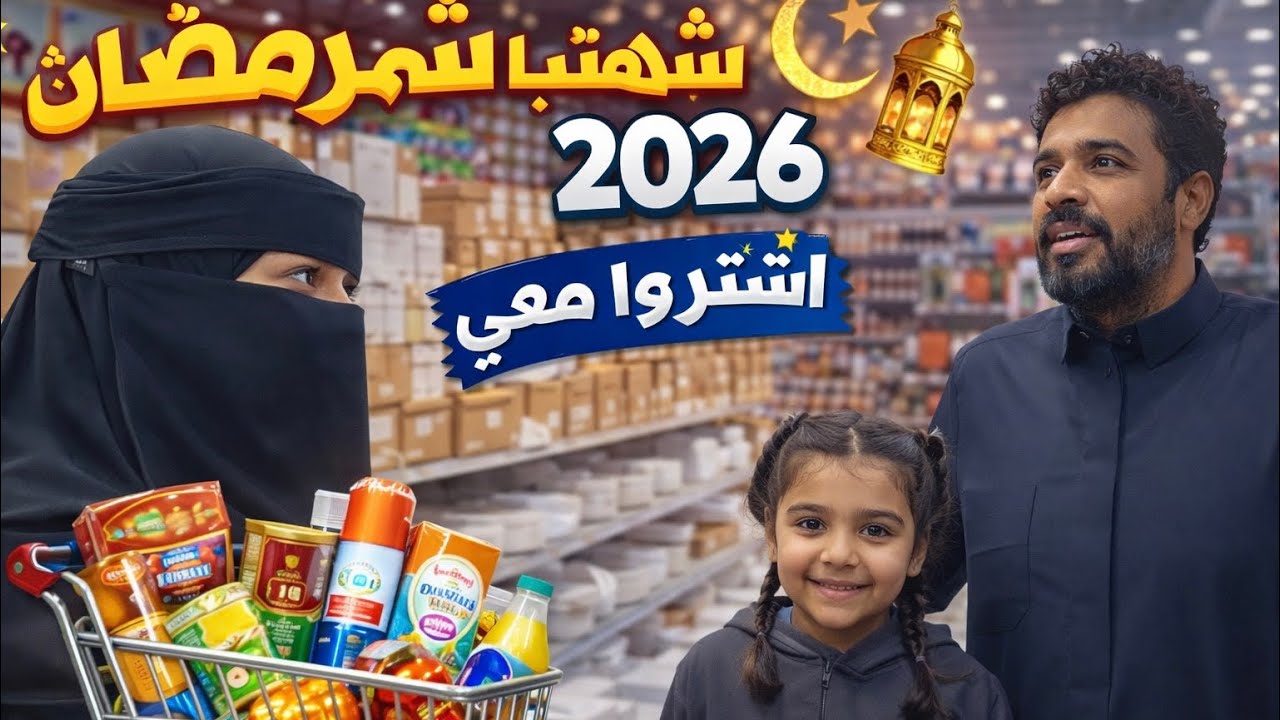 مشتريات شهر رمضان المبارك 🌙 2026
