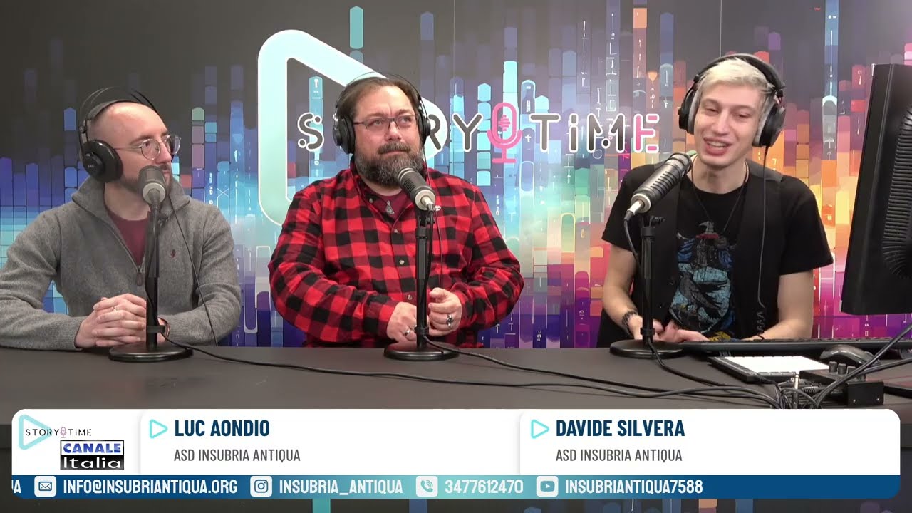 🎙️ Luc Aondio e Davide Silvera - ASD Insubria Antiqua | Storytime – Evoluzione Radio