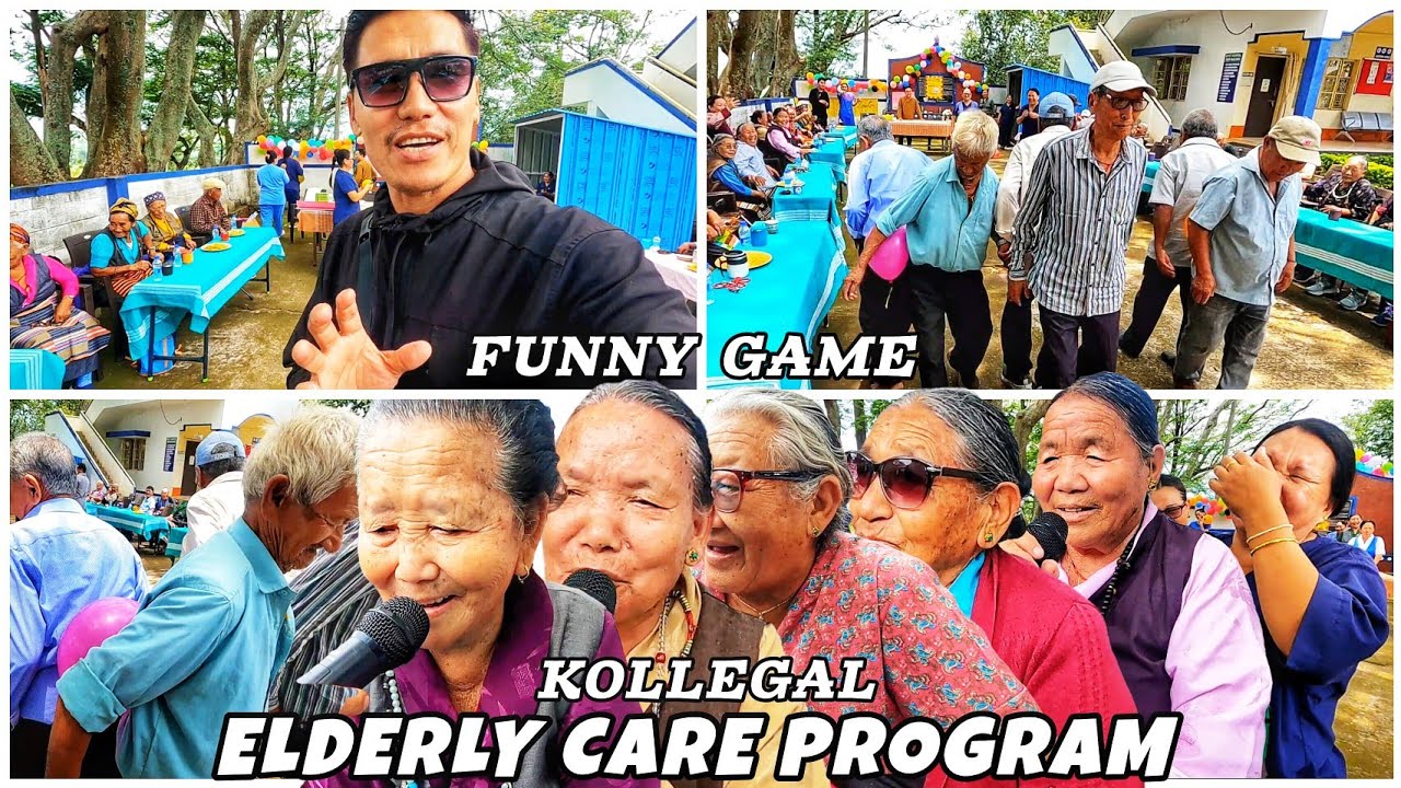 Elderly Care Program || Funny Game ||Dvtct Hospital Kollegal || Tibetan YouTuber 