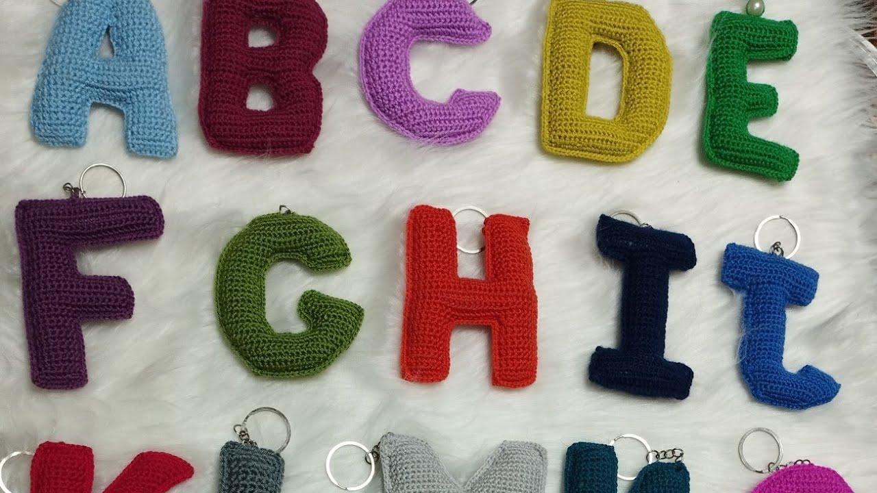 المجموعه_ كامله_ من _حروف الانجليزى_ كروشيه🧶