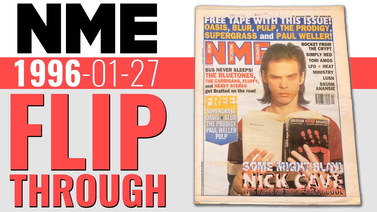 New Musical Express 🇬🇧 1996-01-27 Nick Cave Tori Amos Bluetones Simply Red Lush Skunk Anansie LFO