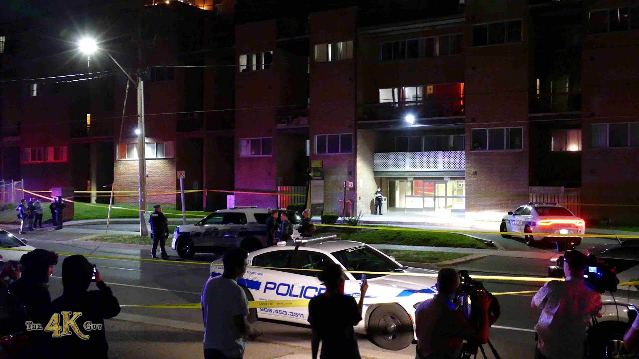 Mississauga: One shot at Darcel apartment complex in Malton 9-2-2020