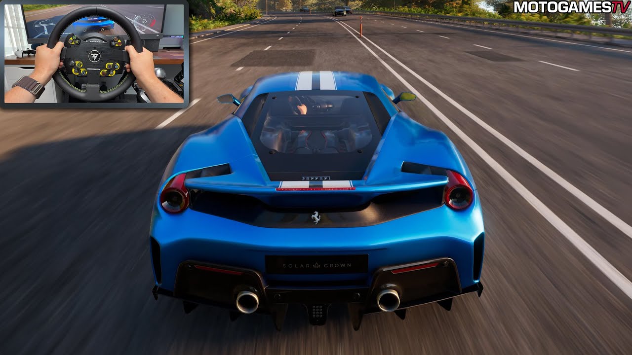 Test Drive Unlimited Solar Crown - 2018 Ferrari 488 Pista Gameplay