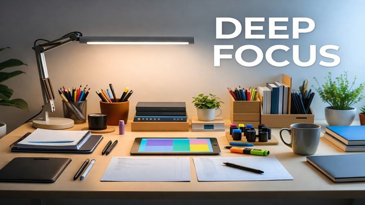 3 Hours Study Music 📚 | Deep Focus | No Lyrics | 집중용 BGM
