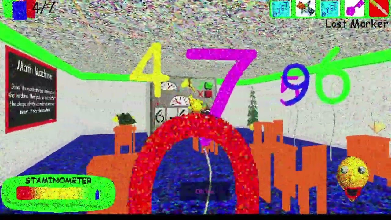 Baldi's Basics + but it’s DEEP FRIED + (WARNING: VERY LOUD)