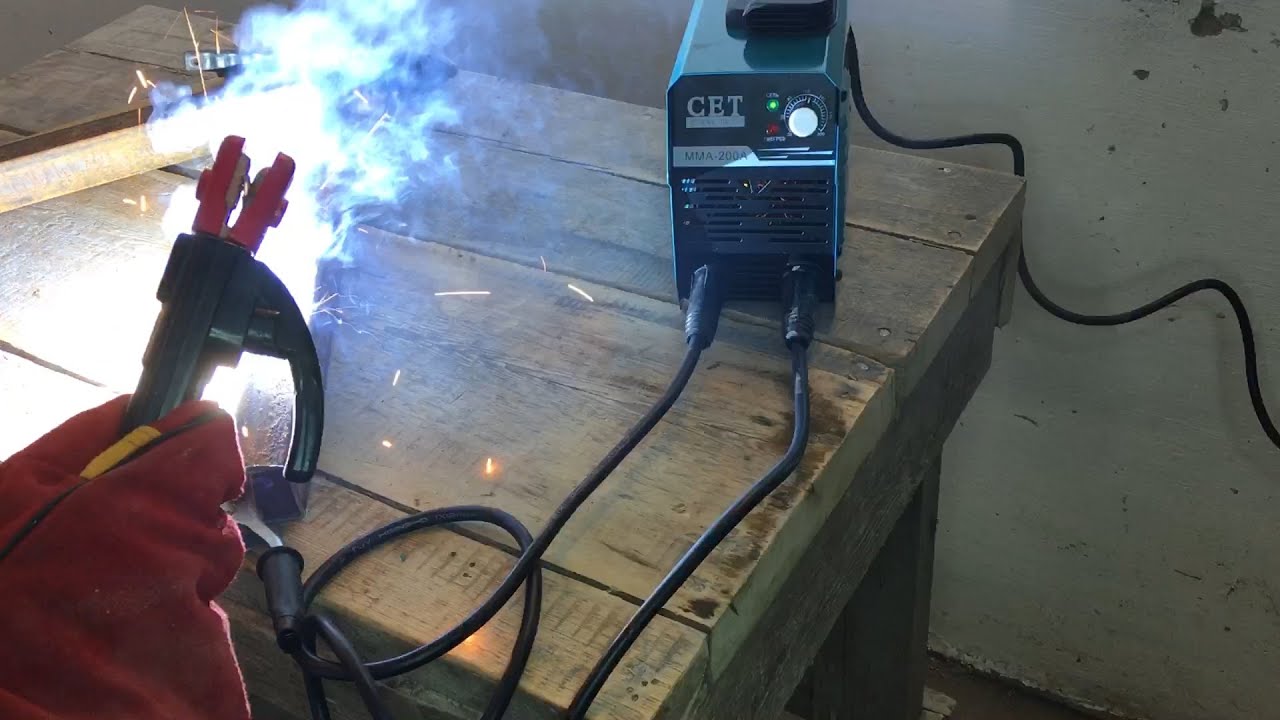 Тест сварочного аппарата CET MMA 200A