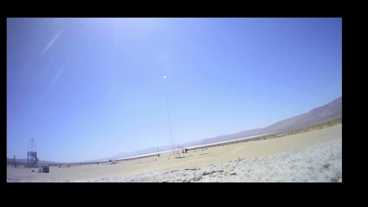Hybrid rocket launch at Friends of Amateur Rocketry, recorded on $22 action camera
