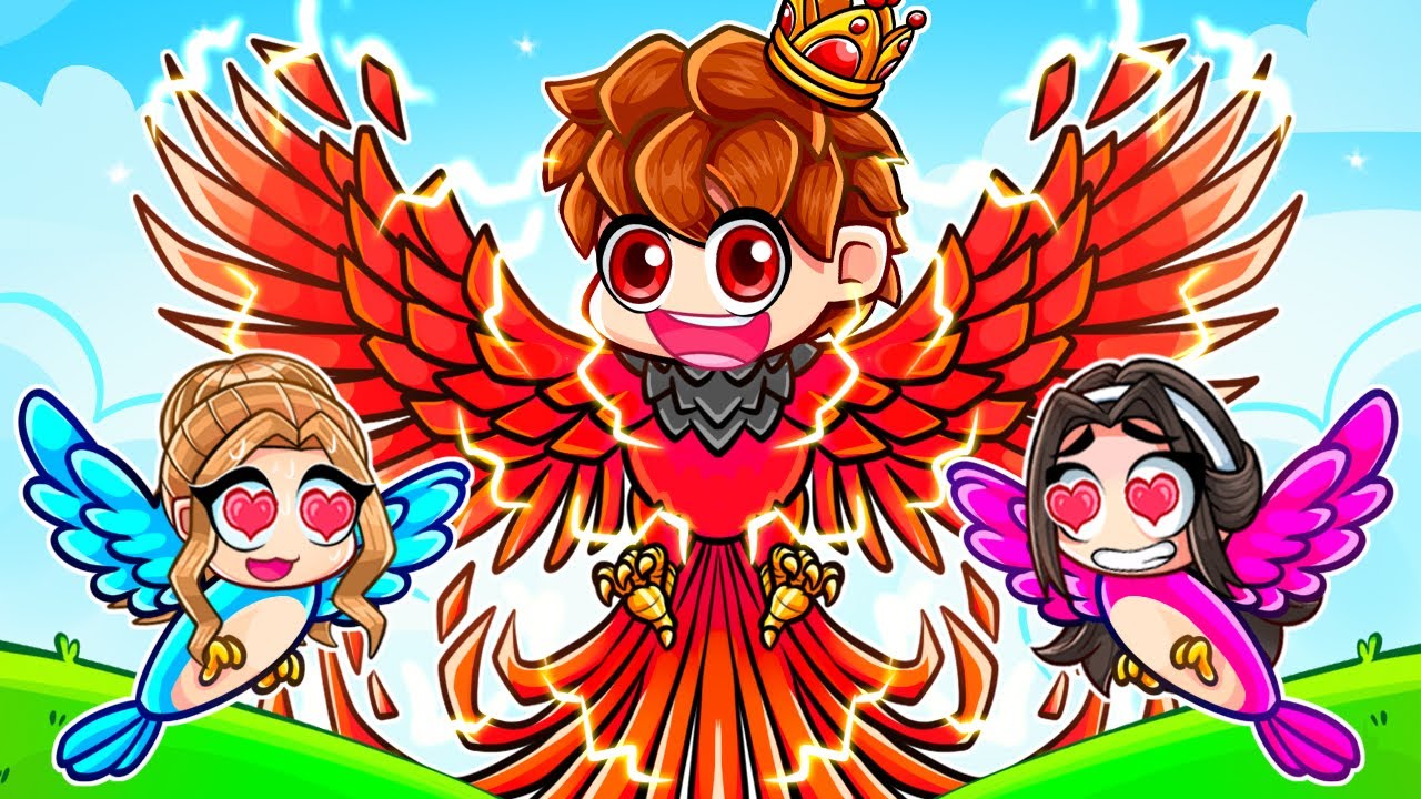 MÄDCHEN KLÄREN Als OP ELEMENTAR VOGEL in Roblox VOGEL FAMILIE!