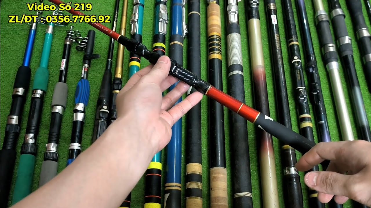 Video Số 219 : Máy Câu Cổ Olympic Nhật - Máy Câu Ngang | Cần Câu Nhật Bãi Daiwa Shimano Khoen Fuji