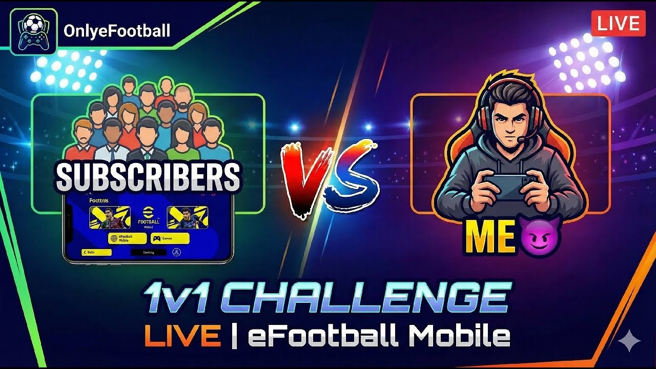 eFootball live 1v1 Friendly Challenge With Subscribers 😱 #live #efootball