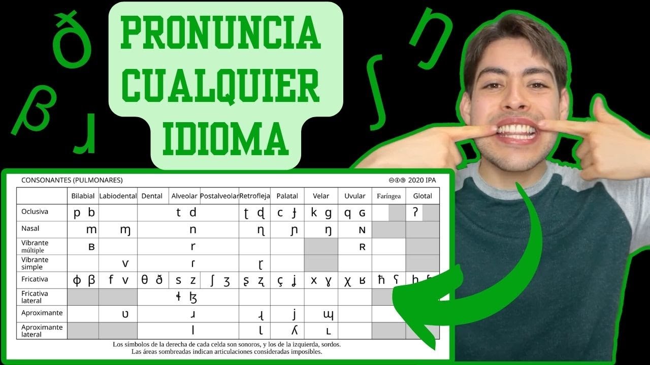 Alfabeto Fonético Internacional｜Parte 1: Consonantes pulmonares