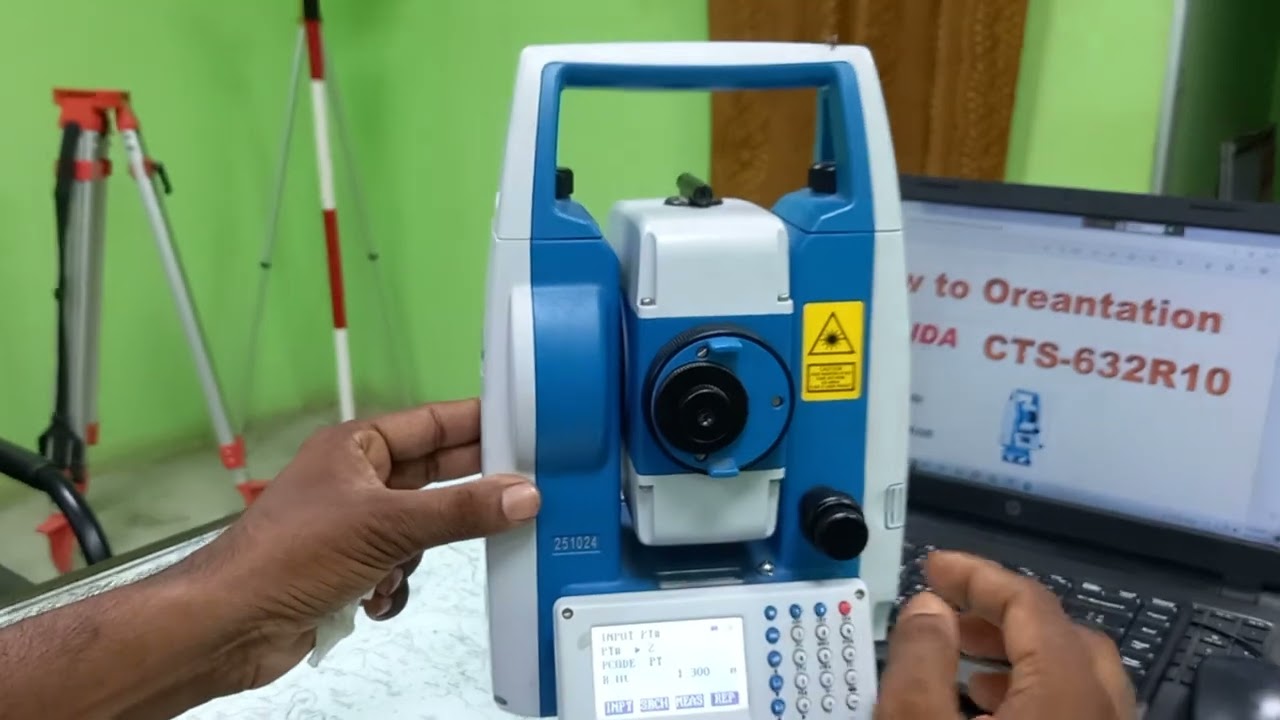 How to Station Setup KOLIDA CTS 632R10 Total Station