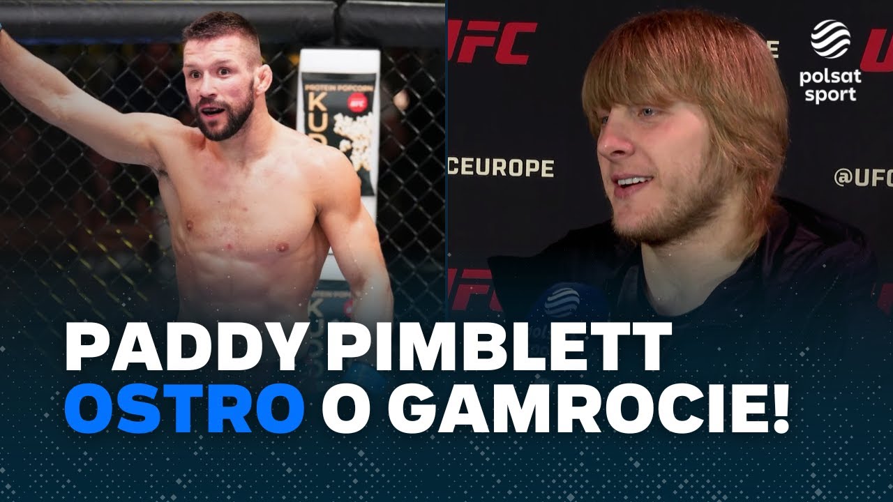 Paddy Pimblett zakpił z Mateusza Gamrota! 