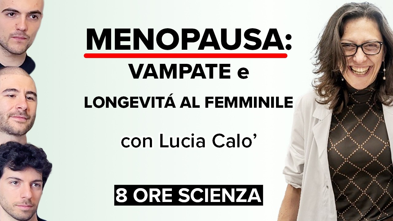 MENOPAUSA: VAMPATE E LONGEVITÀ AL FEMMINILE con LUCIA CALÒ a 