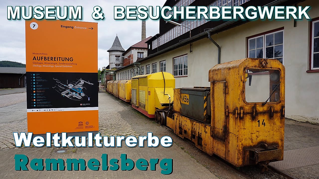 Fahrt mit der Grubenbahn in das Erzbergwerk Rammelsberg in Goslar (Weltkulturerbe)