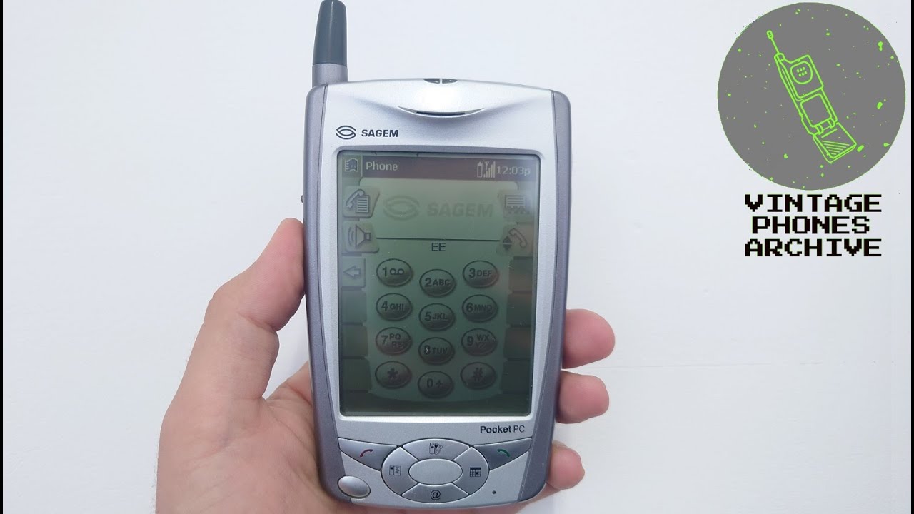 SAGEM WA3050 Mobile phone \ Pocket PC Unboxing