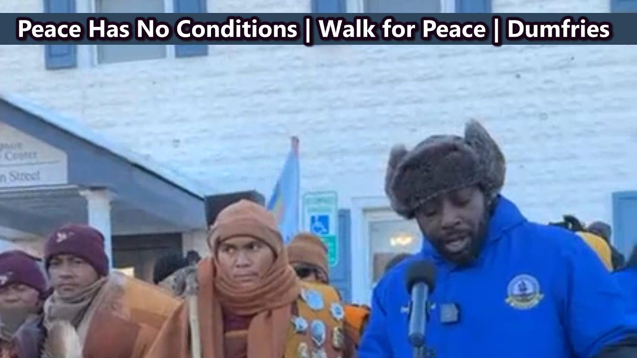 Если у мира есть условия, это не мир | Марш за мир | Дамфрис