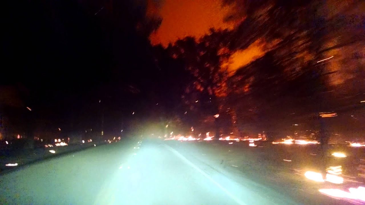Heading toward Middletown on through Valley Fire