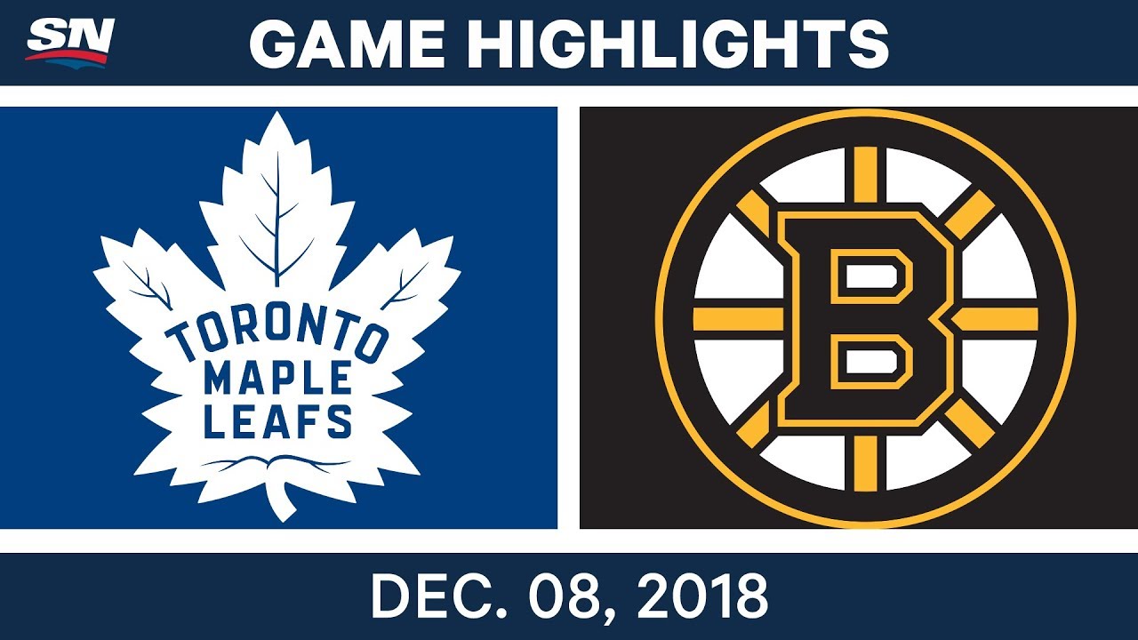 NHL Highlights | Maple Leafs vs. Bruins - Dec 8, 2018
