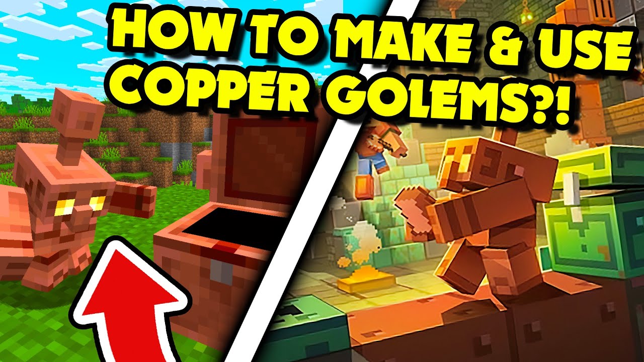 How to Make & Use COPPER GOLEMS in Minecraft 1.21.10+ Java?! Copper Age Update!