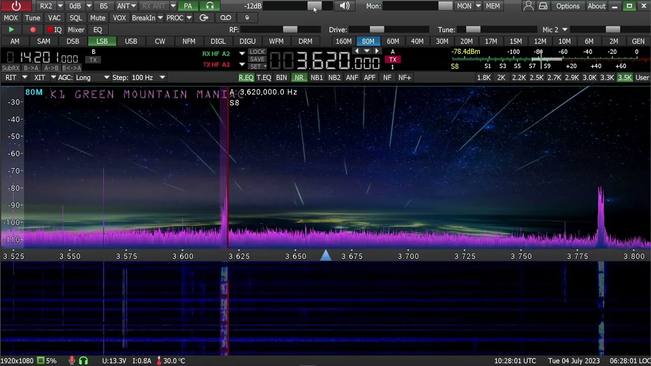 SUN SDR2DX/RXDAP SYSTEM- SETTINGS TO REMOVE 99% OF QRN!