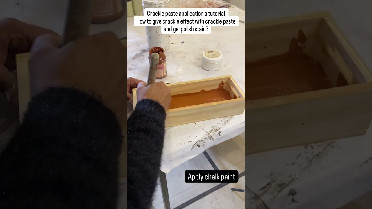 How to get crackle effect in easy steps! 