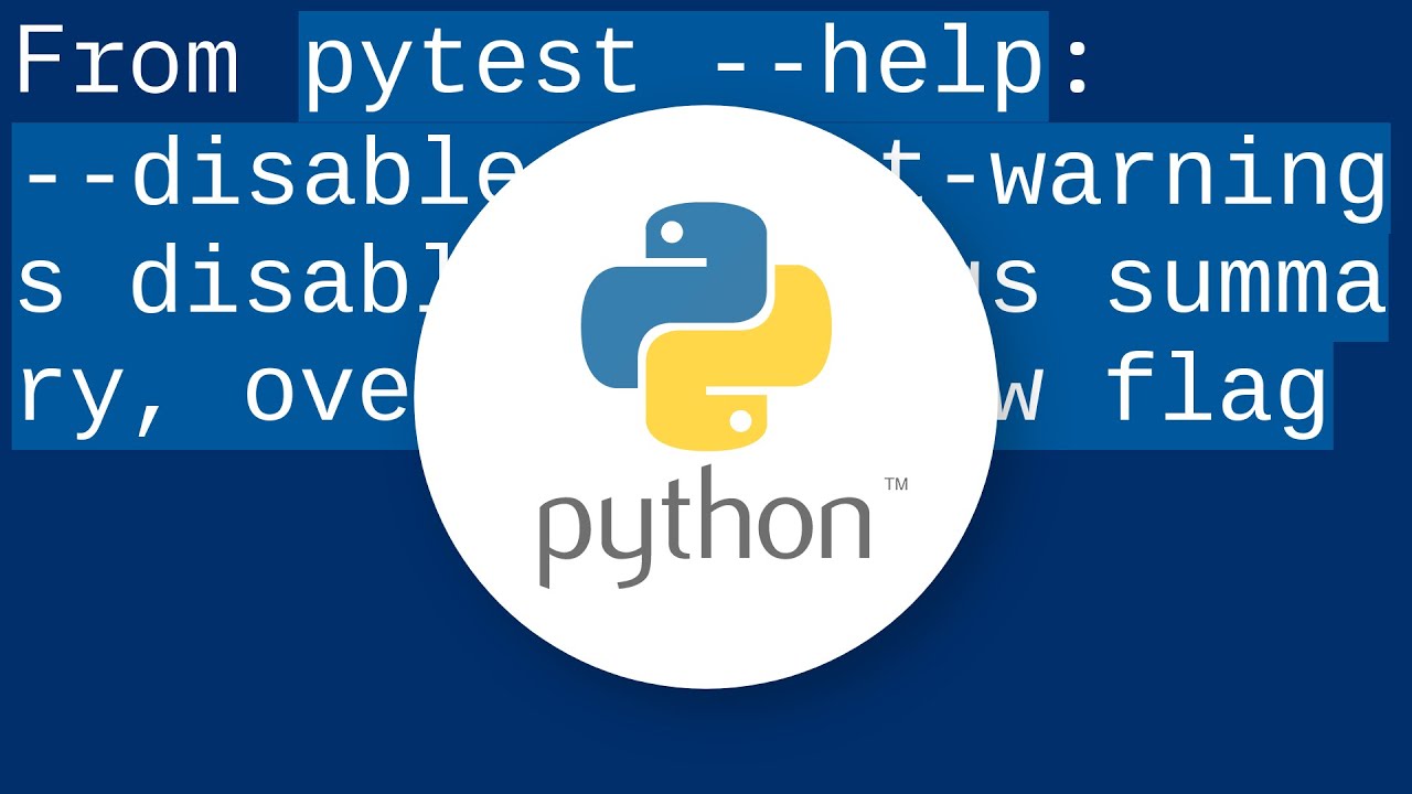 How to suppress py.test internal deprecation warnings