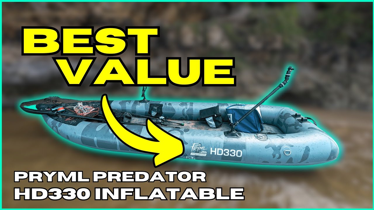 BEST VALUE inflatable fishing kayak? Pryml Predator HD330 Review #kayakfishing