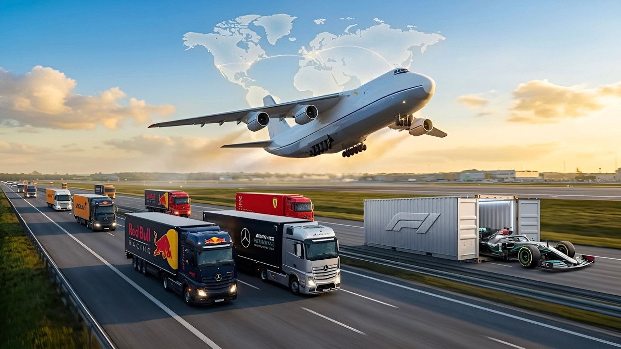 How Formula 1 Is Transported Around The World