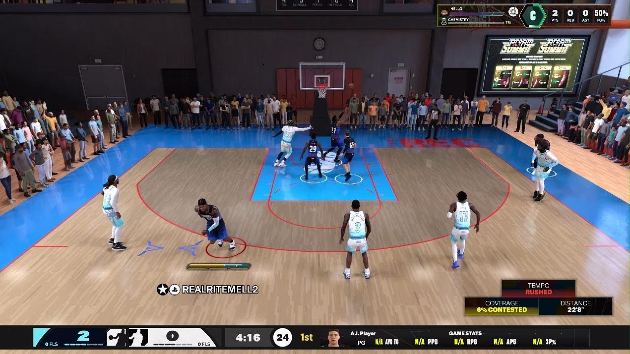 NBA 2K26 Squad rec with 3 bots ....
